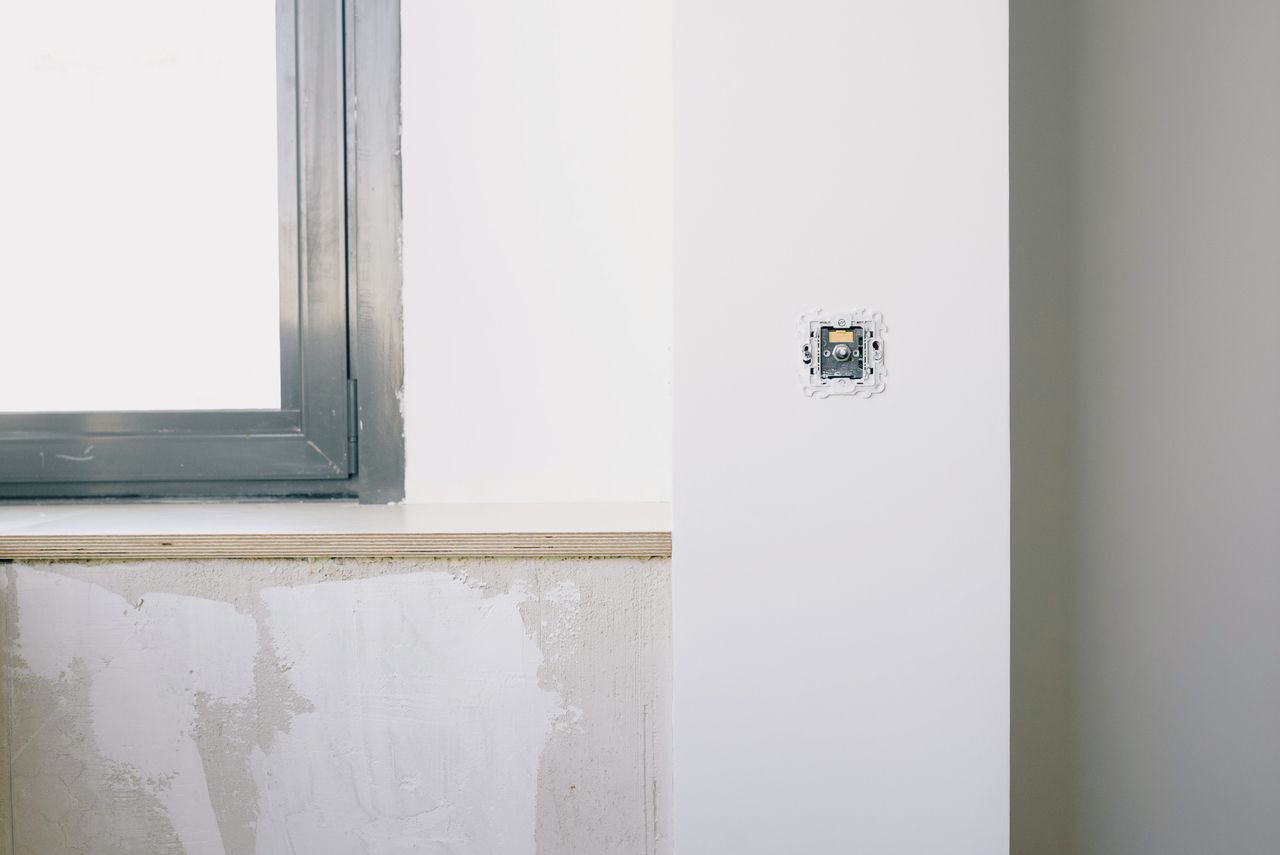 Toile de verre sur les murs